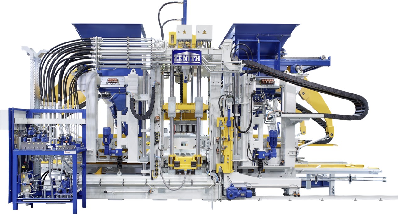 Progressus Urbanus Paving Upgrades cum Secare-Edge Bricks Condita Equipment